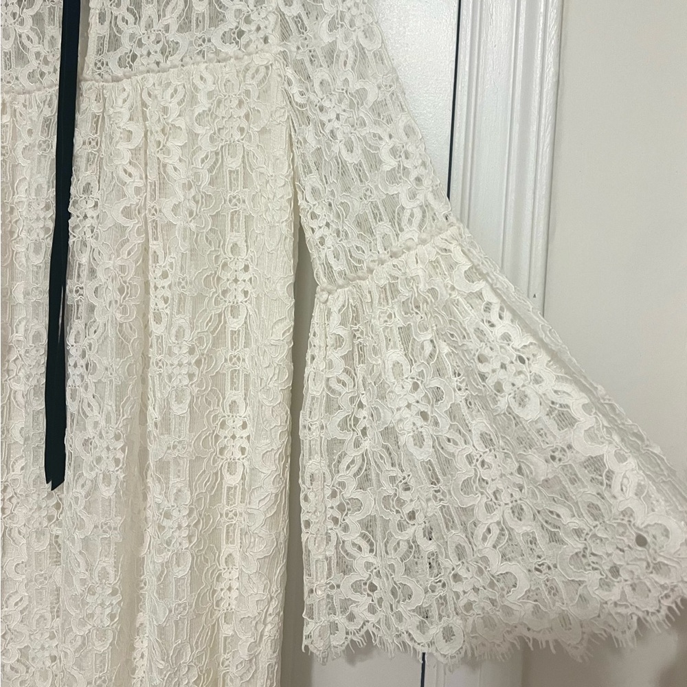 Temperley London Off White Lace Dress - Picture 3 of 15